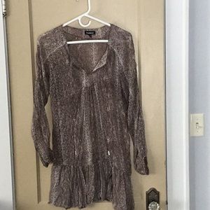 Bebe long top/mini dress